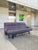R. Huber & Co. 1960s Danish Modern Sofa in Lavender Linen For Sale - Image 4 of 14