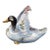 19th Century French Faience Duck Jardiniere Saint Clement For Sale