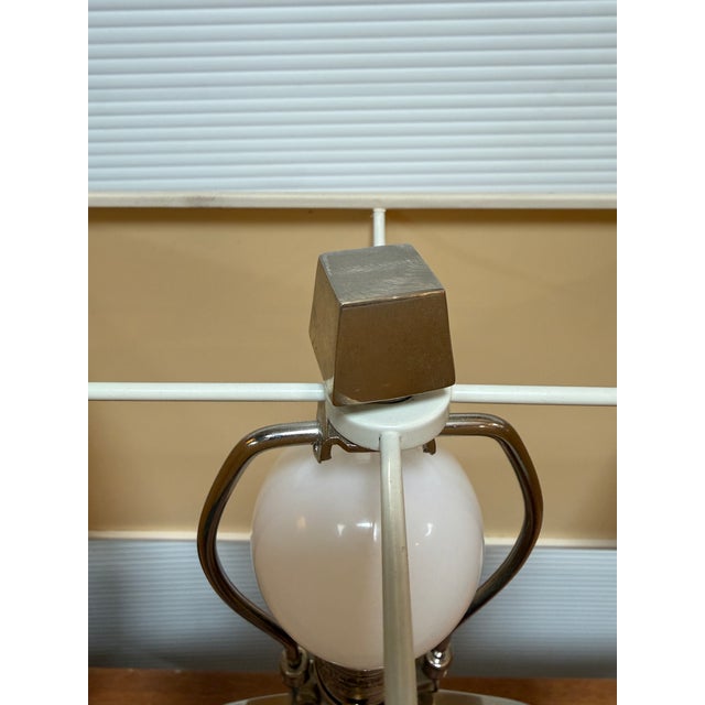 Contemporary Ring Form Table Lamps, Pair For Sale - Image 12 of 12