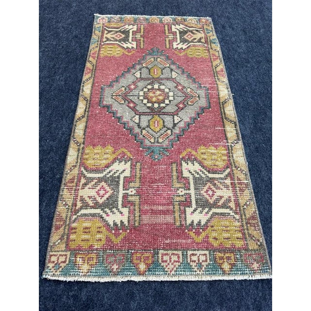 Turkish Yastik Rug 1'8" x 3'4" #24309 Explore a curated collection of hallway runners, wool rugs, and handmade...