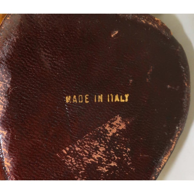 Mid 20th Century Italian Leather Covered Glass Duck Decanter For Sale - Image 11 of 13