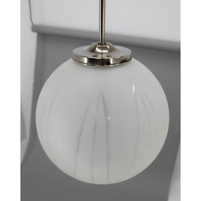 Metal Vintage Art Deco Pendant, 1930s For Sale - Image 7 of 14