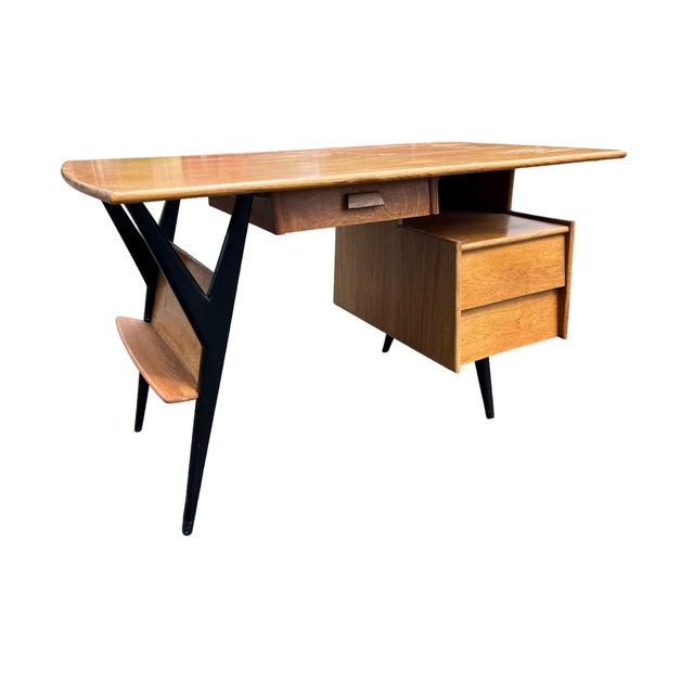 Vintage Desk by Louis Paolozzi, 1950s For Sale - Image 13 of 13