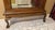 Vintage Oak Floor Mirror With Carved Crest and Claw Feet For Sale - Image 4 of 8