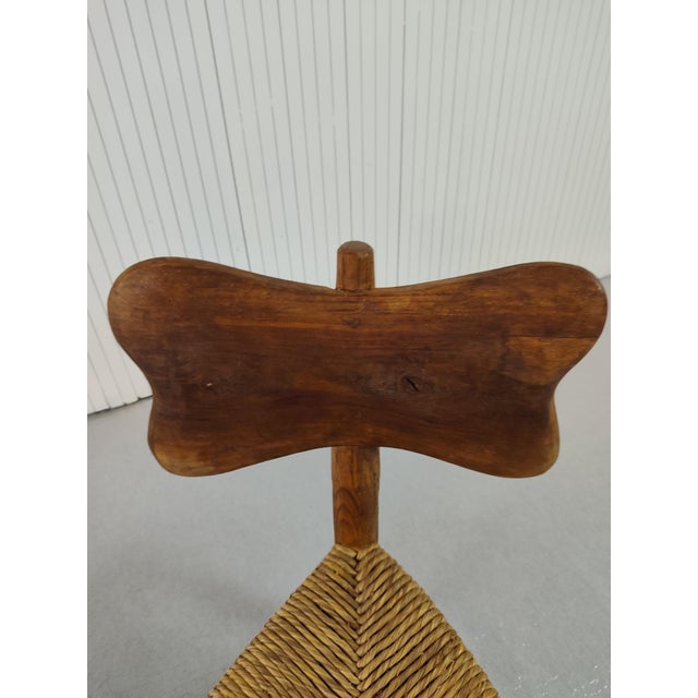 Brown Chair by Ruggero Rossi, 1940 For Sale - Image 8 of 9