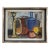 1954 Mid-Century Modern "Still Life in Pastel" Vintage Expressive Still Life Pastel Painting, Framed For Sale