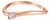 Late 20th Century 18K Pink Rose Gold Fancy Color Pink Diamond Designer Stacking Band Ring, Size 7.75 For Sale