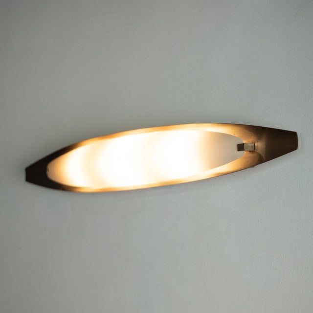 Fontana Arte Model 2254 Wall Lamp by Max Ingrand for Fontana Arte, Italy, 1960s For Sale - Image 4 of 18