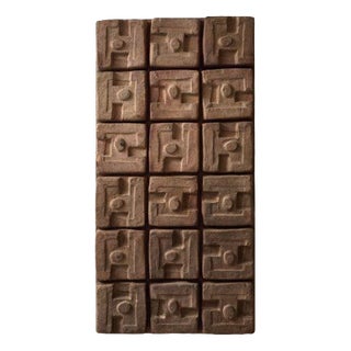 Ceramic Inca Wall Panel by Georges Jouve, 1960s For Sale