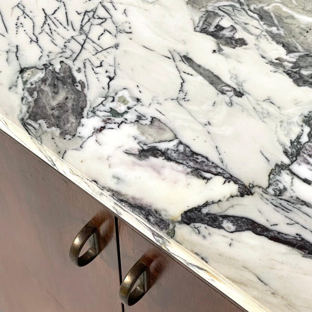 Directional Credenza with Marble Top For Sale - Image 10 of 10