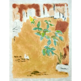 1962 Jules Cavailles Original Lithograph, Untitled 6 For Sale