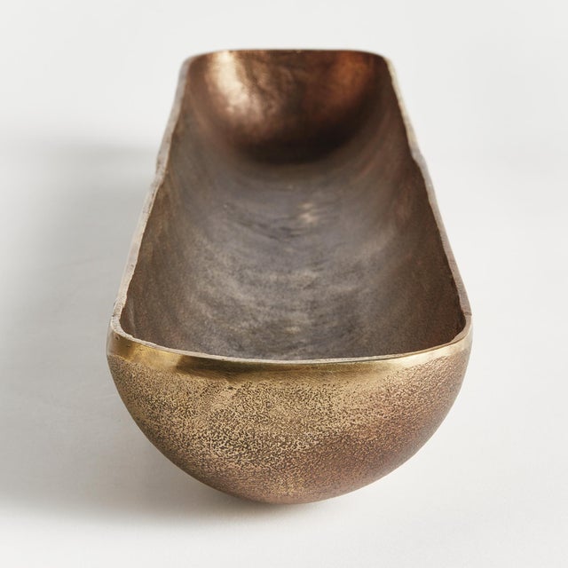 Kenneth Ludwig Chicago Brandon Narrow Decorative Bowl Large For Sale - Image 4 of 6