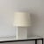 Large 'Bloc' Parchment Table Lamp by Design Frères For Sale In Los Angeles - Image 6 of 8