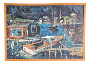 Harbor View, 1969, Acrylic on Canvas