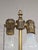 Metal Vintage Crystal and Brass Column Table Lamps - Style of William Kessler Baccarat For Sale - Image 7 of 17