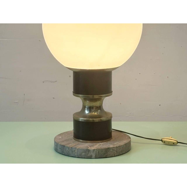 Glass Vintage Italian Table Lamp, 1960s For Sale - Image 7 of 15