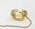 2000 - 2009 Chanel Vintage Gold CC Crystal Ring Chained Letter Cuff Bracelet For Sale - Image 5 of 5