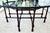 Vintage Baker Style Tortoise Shell Faux Bamboo & Glass Coffee Table For Sale - Image 11 of 12
