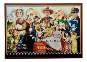 Ralph Massey -History of Hollywood From the Beginning - Painting