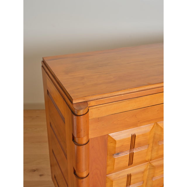 1940s French Cherry Sideboard in the Manner of Victor Courtray C.1940 For Sale - Image 5 of 6