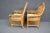Wood Bamboo Cathredral-Back Armchairs/Pair For Sale - Image 7 of 11