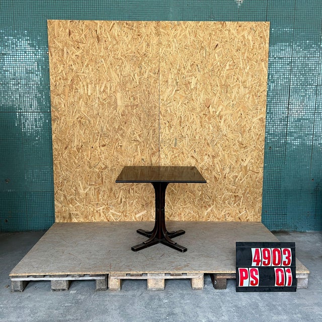 Bentwood Square Café Table, 1980s For Sale - Image 3 of 3