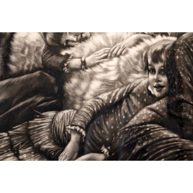 Late 19th Century James Tissot Le Banc de Jardin Mezzotint Etching on Paper Beraldi 66 Edition For Sale - Image 5 of 10