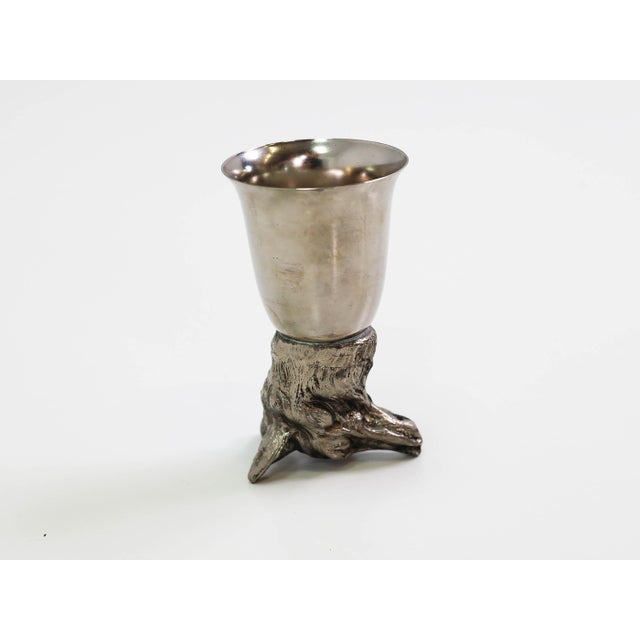 Coupe Glass with Wolfhound Head from Gucci, France, 1960s, in Flawless conditions. Designed 1960 to 1969 I have official...