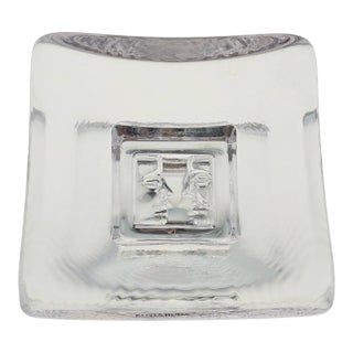 Kosta Boda Bertil Vallien Days of the Week Friday Two Faces Dish 4.25" For Sale
