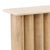 2020s Folded Mango Wood & Stone Console Table For Sale - Image 5 of 5
