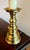 1980s Vintage Brass Candlestick Lamp For Sale - Image 5 of 6