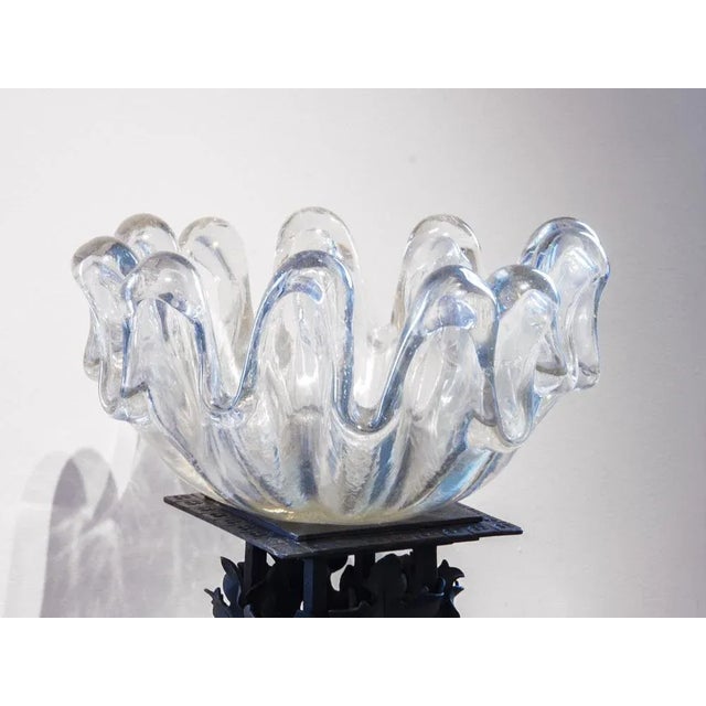 Seashell Bowl by Ercole Barovier for Barovier & Toso, in Very Good conditions. Designed 1920 to 1949 This piece has an...