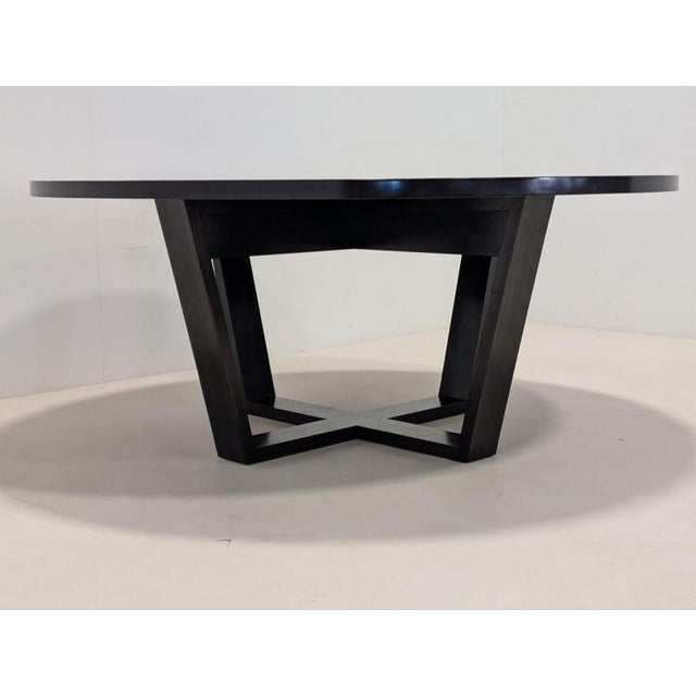 Macassar Ebony Bespoke Dining Table by Antonio Citterio For Sale - Image 11 of 13