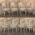Ecru Set of 8 French Louis XVI Painted Dining Chairs For Sale - Image 8 of 17