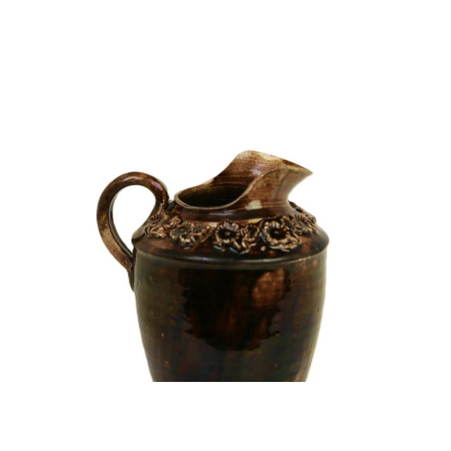 French Country French Savoie Farmhouse Pitcher, Mid-1800's For Sale - Image 3 of 9