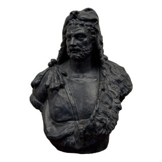 Lucas Faydherbe, Bust of Hercules, 1800s, Earthenware For Sale