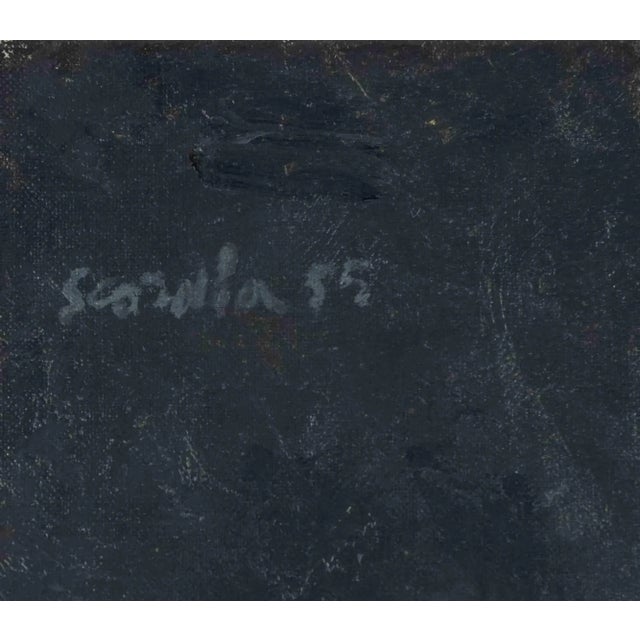 Modern Antonio Scordia, Crystal Pitcher, Oil on Canvas, 1955, Framed For Sale - Image 3 of 5