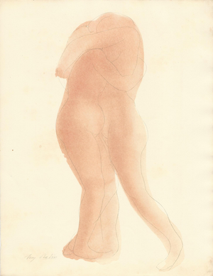 Rodin, Jamais Plus Nous\., Nude, Original Lithograph, 1902