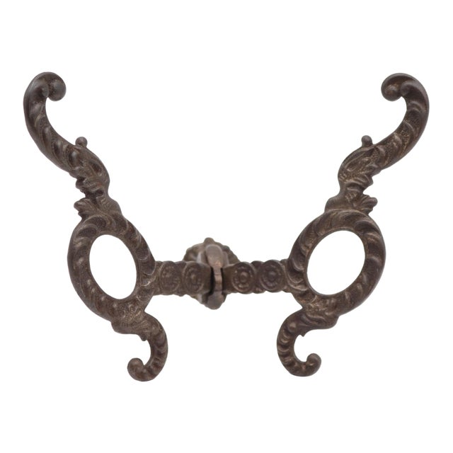 Neoclassical Cast Iron Antique Hall Tree Hook For Sale