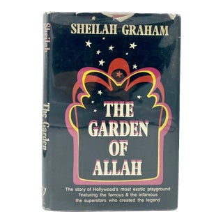 The Garden of Allah by Sheilah Graham 1971 Hardcover Book Hollywood Hotel Uk Ed. For Sale