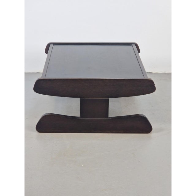 Postmodern Architectural Wooden Coffee Table, Germany, 1970s For Sale - Image 6 of 15