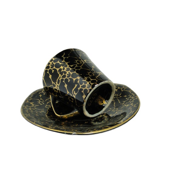 Postmodern Postmodern Cup and Saucer, Poland, 1970s, Set of 2 For Sale - Image 3 of 6