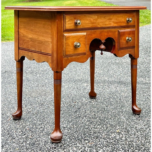 Pennsylvania House Diminutive Pennsylvania House Cherry Lowboy Side Table For Sale - Image 4 of 10
