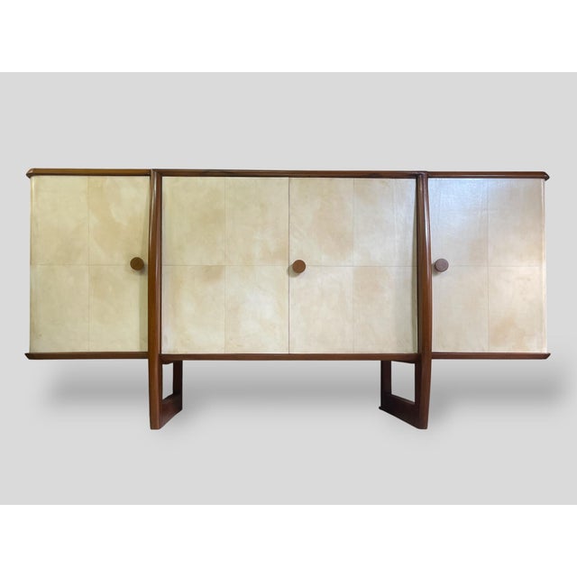 Art Deco Italian Sideboard in Parchment, 1940s For Sale - Image 6 of 18