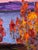 Oil Painting Autumn Crimson Serdyuk Boris Petrovich For Sale - Image 6 of 11