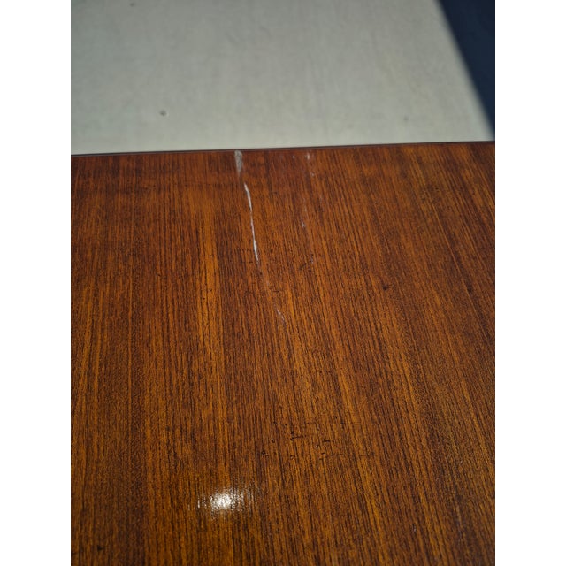 Late 20th Century Georgian-Style Carved Wood Writing Desk For Sale - Image 10 of 17