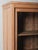 Bleached Wooden Glass-Front Cabinet With Sliding Doors For Sale - Image 4 of 6
