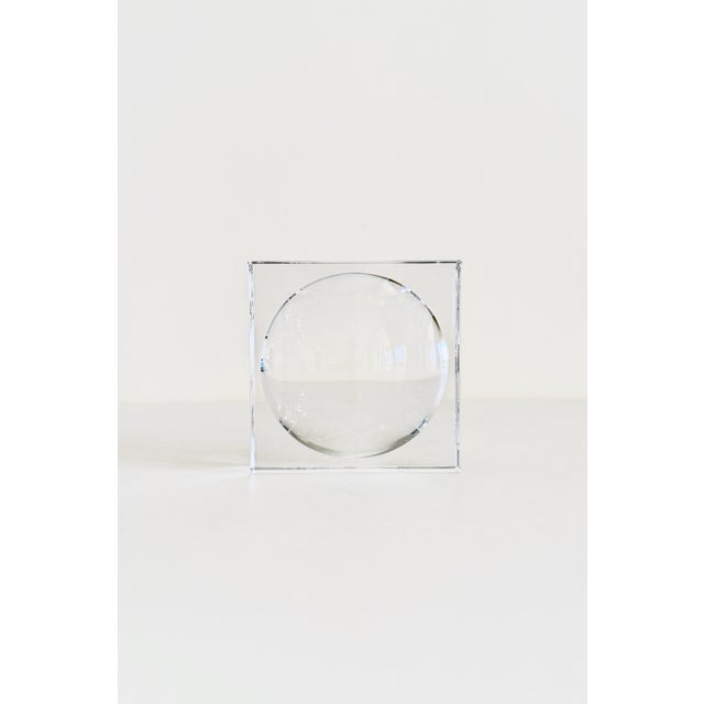 Baccarat Square Sparte Crystal Ashtray, 1980s For Sale In Palm Springs - Image 6 of 8