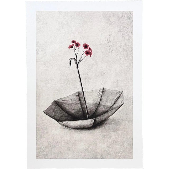 Andrew Scott, Bloom 2024 Giclée on 310 gsm Etching Rag Paper - Hand torn edges Edition of unknown size from a timed...