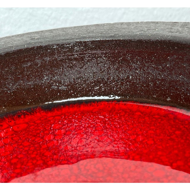 Mid-Century Modern Danish Studio Pottery Brutalist Bowl from Lehmann Pottery, 1960s For Sale - Image 15 of 18